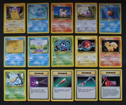 Base Set Lot 59 Cards - Uncommons & Commons - No Duplicates - NM - Pokemon 1999 - Image 5