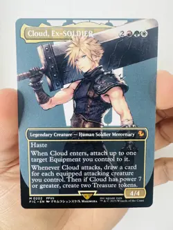 Cloud, Ex-SOLDIER (Borderless) Commander: Final Fantasy Regular - Mint! - Image 1