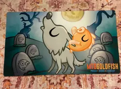 Wolf Playmat - MTG Goldfish - Magic The Gathering Playmat - Used - Image 1