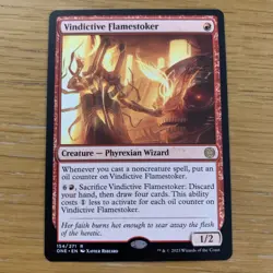 Vindictive Flamestroker Phyrexia All Will Be One 154/271 Magic The Gathering MTG - Image 1