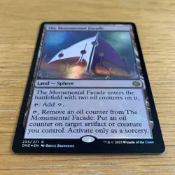 Magic the Gathering ONE: The Monumental Facade - Rare - FOIL MTG NM - Image 3