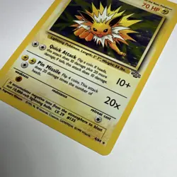 Pokemon TCG Jolteon Jungle Holo Rare Unlimited 4/64 70 HP English Himeno - Image 5