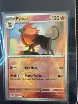 Pokemon TCG Pyroar (Master Ball Pattern) 016/131 Prismatic Evolutions Holo NM - Image 1
