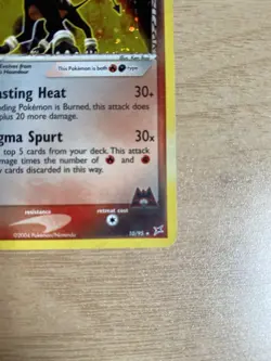 Pokemon TCG Team Magma's Houndoom Holo Card 10/95 - Image 4