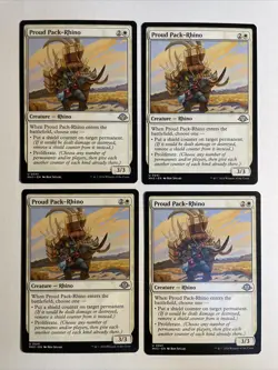 4x Modern Horizons 3 Proud Pack-Rhino NM/M Magic The Gathering Mtg - Image 1