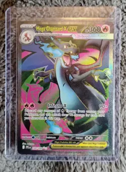 Pokemon Phantasmal Flames Mega Charizard X Ex Ultra Rare 109/94 - Image 1
