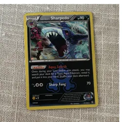 Team Aqua's Sharpedo 21/34 Double Crisis Holo Rare 2015 English Pokemon TCG - Image 1