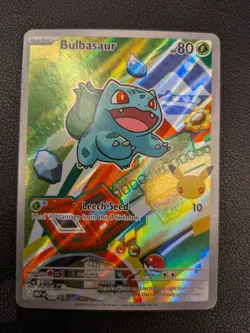 Pokemon Bulbasaur MEP 037 First Partner Illustration - Image 1