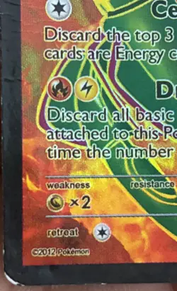 The Pokemon Company Rayquaza EX Full Art Holo Ultra Rare 123/124 Dragons Exalted - Image 2