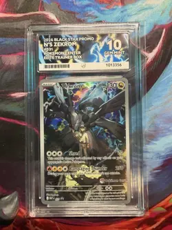 N's Zekrom 031 Black Star Promo Pokemon Center Stamp - Ace 10 - Image 1