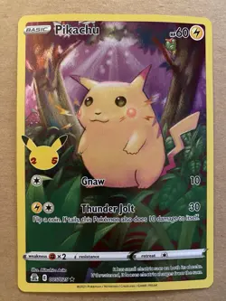 Pokemon Pikachu 005/025 - Celebrations - Holo Full Art - Image 1
