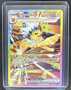 Jolteon ex 153/131 Sv: Prismatic Evolutions SIR Full Art Holo English - Image 1