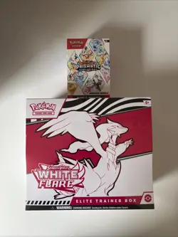Pokemon TCG Prismatic Evolutions Booster Bundle & White Flare ETB - Image 1