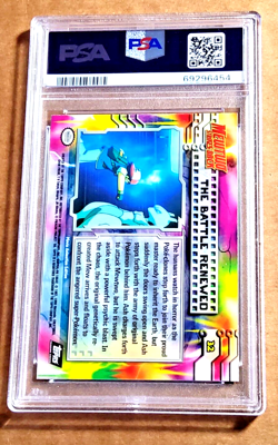 1999 Topps Pokemon Movie Edition THE BATTLE RENEWED #32 Holo Foil PSA 8 - Image 2