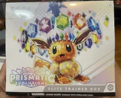 Pokemon TCG Prismatic Evolutions Elite Trainer Box ETB Brand New Factory Sealed! - Image 1