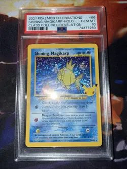 2021 Pokemon Celebrations Classic Collection Shining Magikarp Holo PSA 10 - Image 2