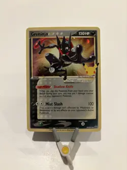 Pokemon Greninja SWSH144 25th Anniversary Black Star Promo Holo 2021 - Image 1