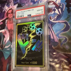 PSA 10 GEM MINT DON !! Card Enel Gold English ONE PIECE Card THE BEST PRB01 - Image 1