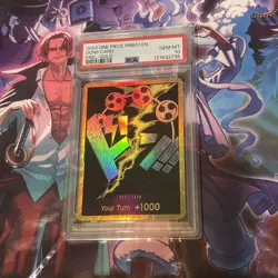 PSA 10 GEM MINT DON !! Card Enel Gold English ONE PIECE Card THE BEST PRB01 - Image 2