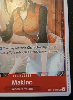 Makino OP13-015 Uncommon Carrying On His Will One Piece Card Game - Image 5