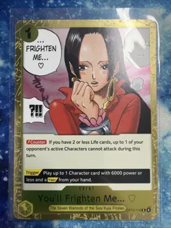One Piece You'll Frighten Me... OP14-118 Foil Event 1 Cost Seven Warlords - Image 1