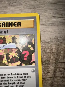 Blaine’s Quiz #1 | Gym Challenge WOTC 2000 | Trainer | Vintage Pokemon Card LP - Image 4