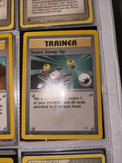 vintage pokemon trainer cards Team rockets Hidout - Image 2
