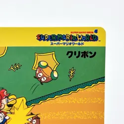 Super Mario World Top Sun Goomba Card Nintendo Japan Anime TCG Rare - Image 4