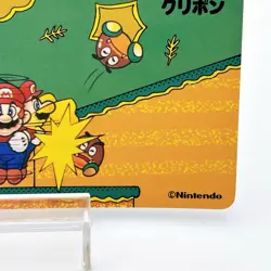 Super Mario World Top Sun Goomba Card Nintendo Japan Anime TCG Rare - Image 5