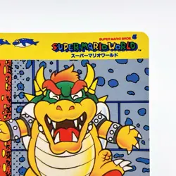 Super Mario World Top Sun Bowser Card Nintendo Japan Anime TCG Rare - Image 3
