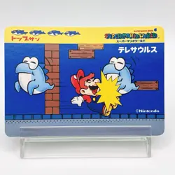 Super Mario World Top Sun Eerie Card Nintendo Japan Anime TCG Rare Kawaii - Image 1
