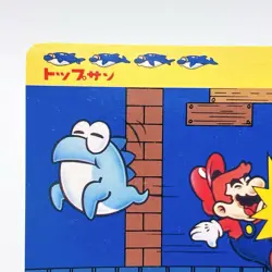 Super Mario World Top Sun Eerie Card Nintendo Japan Anime TCG Rare Kawaii - Image 2