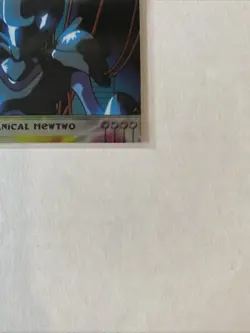 Pokemon Topps Mewtwo Strikes Back Movie #6 Mechanical Mewtwo Holo NM/LP Blue - Image 4