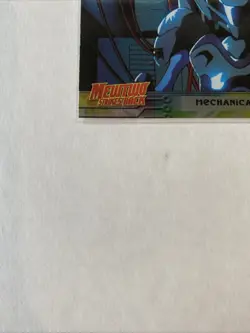 Pokemon Topps Mewtwo Strikes Back Movie #6 Mechanical Mewtwo Holo NM/LP Blue - Image 5