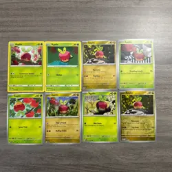 Applin Dipplin Appletun Hydrapple Pokemon Card Collection Lot Of 16 With Holo - Image 3