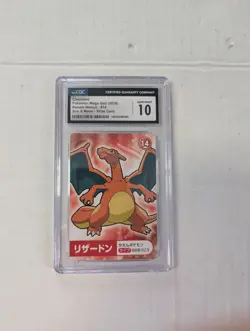 Rare Charizard Pokemon Prize Card CGC 10 Gem Mint Bandai 2016 #14 Sun & Moon - Image 1
