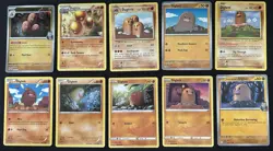 Pokemon TCG Diglett & Dugtrio Lot: 10 Card Collection Set - Image 1