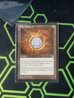 MTG Mox Diamond Stronghold Light Play (See Photos For Condion) - Image 1