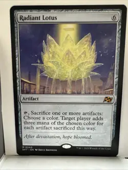 Radiant Lotus - Regular Mythic #240 NM Aetherdrift Magic: The Gathering MTG - Image 1