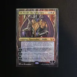 Ob Nixilis, the Adversary - (Borderless FOIL) - Streets of New Capenna - NM - Image 1