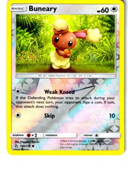 Buneary 106/156 Common Ultra Prism Pokemon Reverse Holo Lightly Played - Image 1