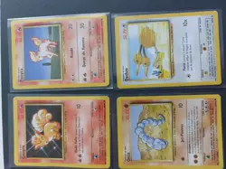 “Lot cartes Pokemon Wizards FR Vintage Base Set Jungle Fossile Salameche... - Image 2