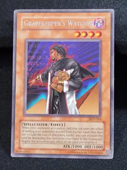 YuGiOh TCG 3 x Gravekeeper's Watcher 1st Edition Rare PGD-064 NM - Image 3