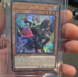 YUGIOH DUAD-EN008 Medius the Pure Ultra Rare 1st Edition NM - Image 1
