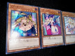 🔥 YUGIOH • DARK MAGICIAN GIRL SEXY • PRISMATIC SECRET RARE • SET 3X • NM 🔥 - Image 4