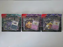 Pokemon Paldean Fates Tech Sticker Collection 3 Booster Pack Blister. Lot Of 3 - Image 1