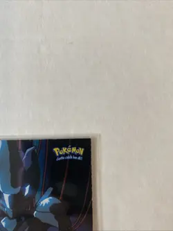 Pokemon Topps Mewtwo Strikes Back Movie #6 Mechanical Mewtwo Holo NM/LP Blue - Image 3