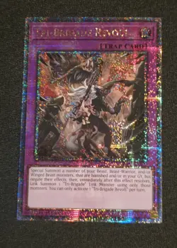 Yugioh Tcg Tri-brigade Revolt RA01-EN079 Quarter Century Secret Rare 1st Ed NM - Image 1