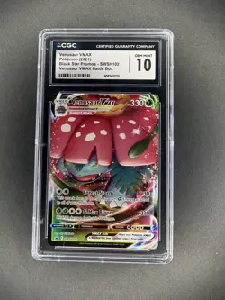 Pokemon Venusaur VMAX 2021 Battle Box | Black Star Promo SWSH102 CGC 10 GEM MINT - Image 1
