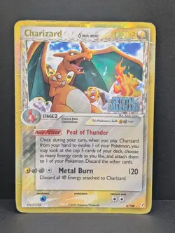 Charizard (Delta Species) 4/100 Crystal Guardians Reverse Holo Rare Pokemon TCG - Image 1